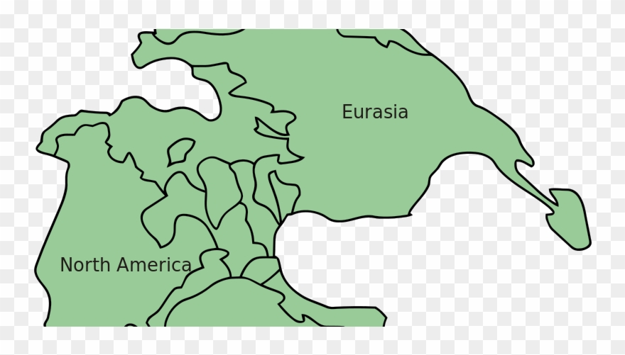 Pangea Map Clipart