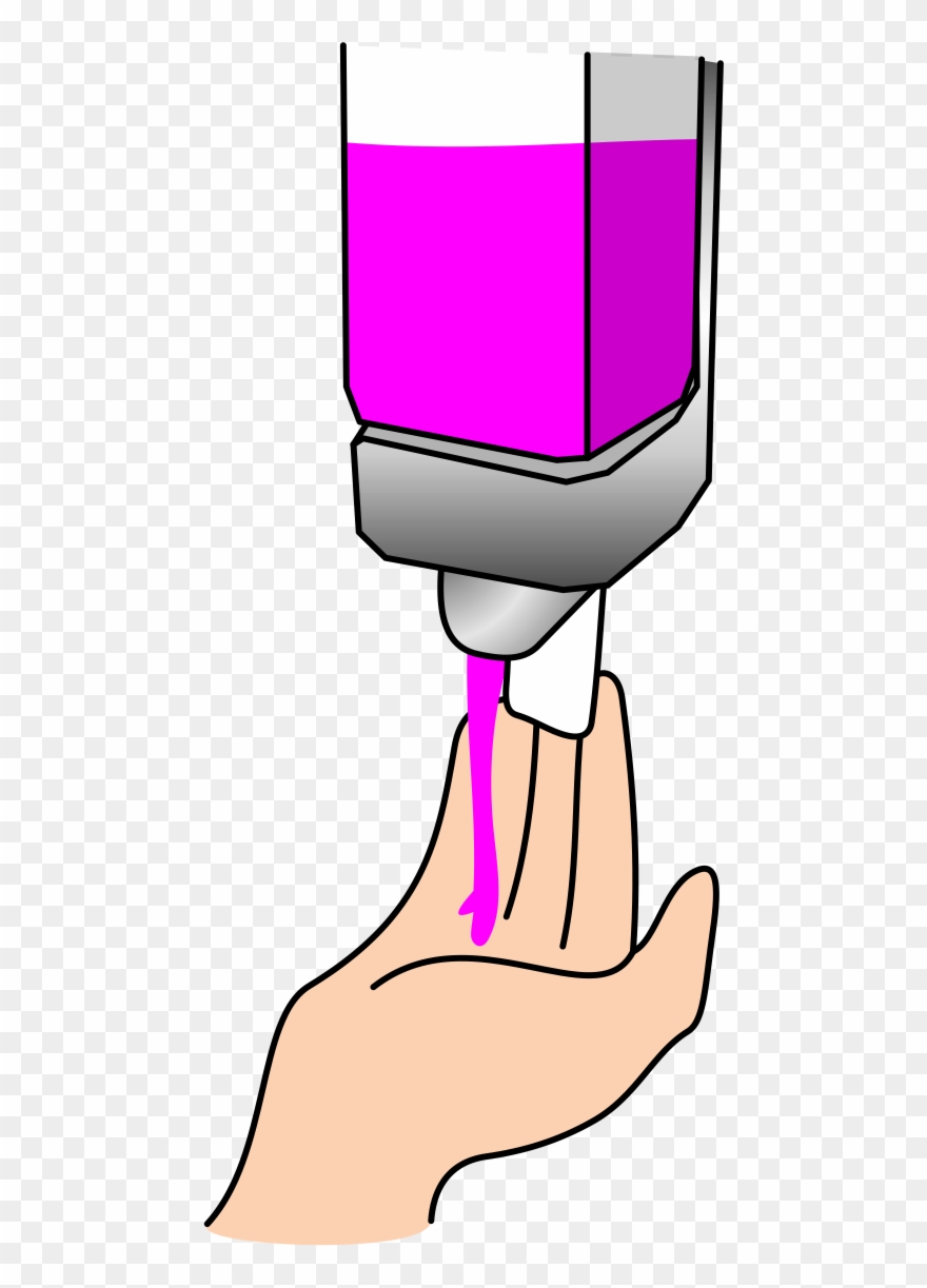 Deposite En La Palma De La Mano Una Cantidad De Jabón - Deposite En La Palma De La Mano Jabon Clipart