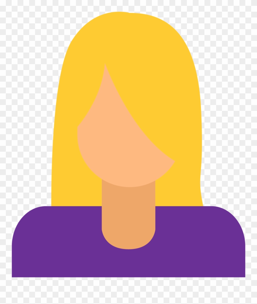 Blonde Female@4x - Illustration Clipart