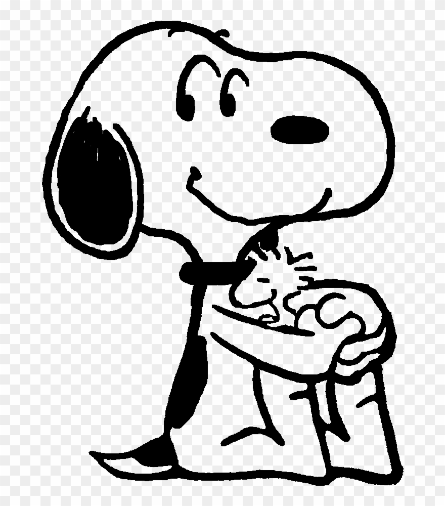 Doce E Aconchegante Amizade - Snoopy Sitting Png Clipart