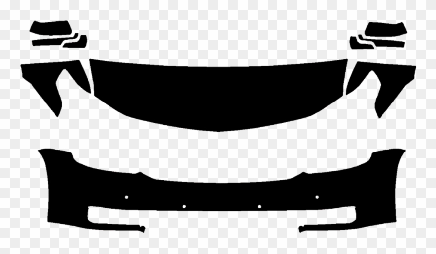 2015-2018 Chevrolet Tahoe Z71 3m Clear Bra Deluxe Paint Clipart