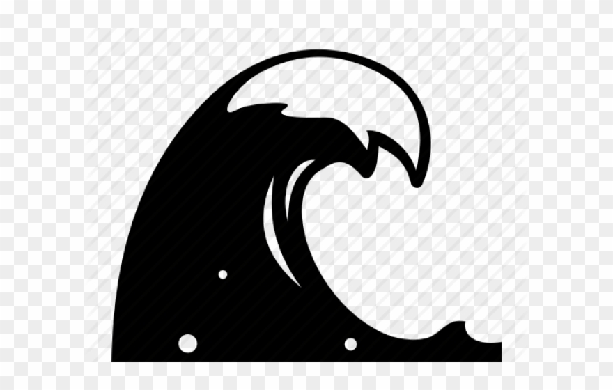 Monster Waves Clipart Kayak - Illustration - Png Download