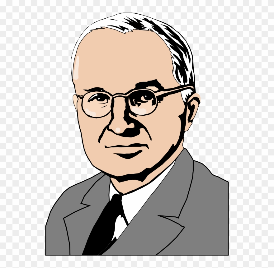 This Png File Is About Vector Silhouette , Harry S - Harry S Truman Png Clipart