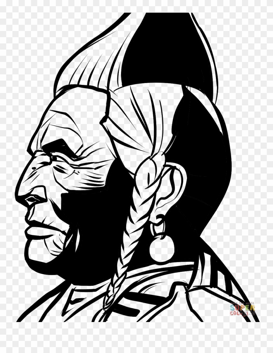 American Indian Png High-quality Image - Native American Line Drawings Clipart