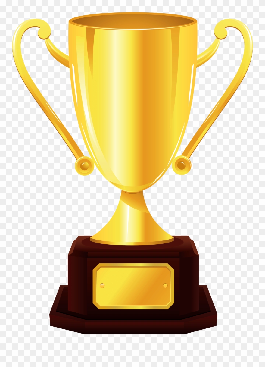 Gold Cup Trophy Png Clipart Picture - Transparent Background Trophy Png