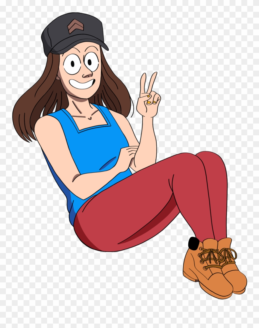 Here's A Transparent Version Of My Mini Me For @6yearsofgrumpzine - Cartoon Clipart