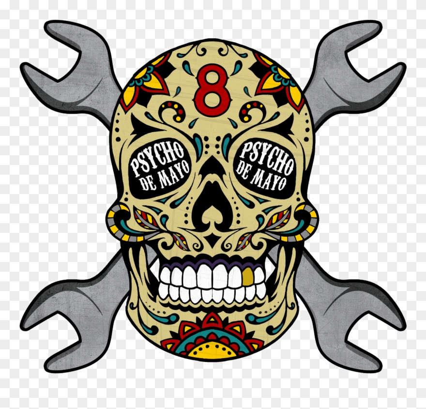 Sugar Skull Logo - Skull Clipart