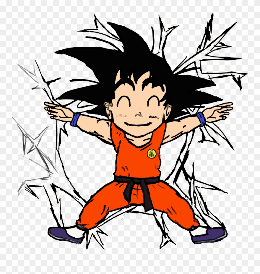21st Tournament Chibi Goku, Krillin, And Yamcha Sans - Cartoon Clipart