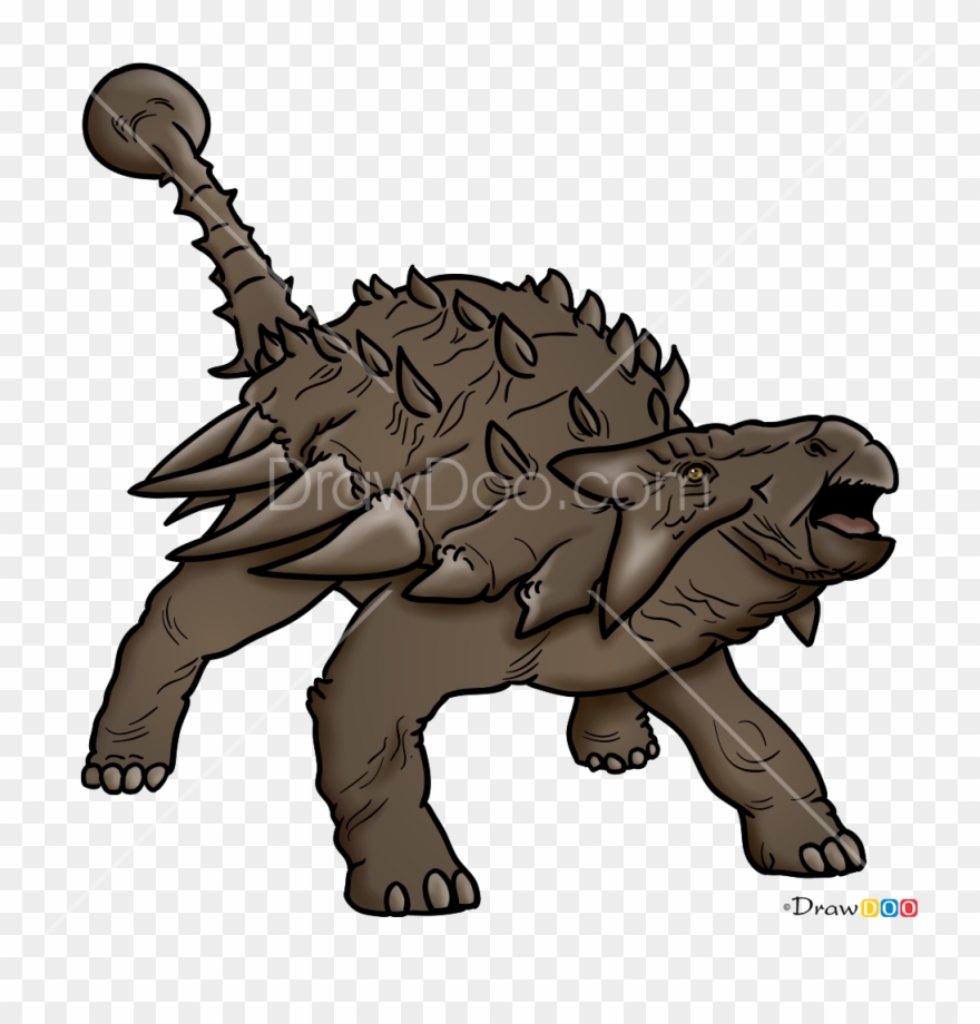 Jurassic World Ankylosaurus Clipart