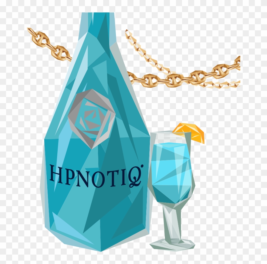 Home Bottle Bluebreeze Mobile - Hypnotic Liquor Logo Png Clipart