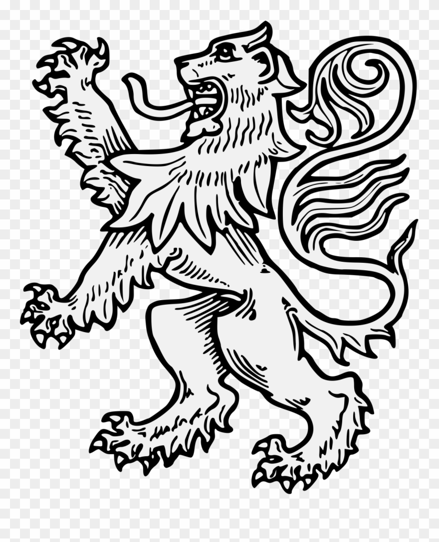 Drawing At Getdrawings Com Free For Personal Ⓒ - Lion Rampant Clipart