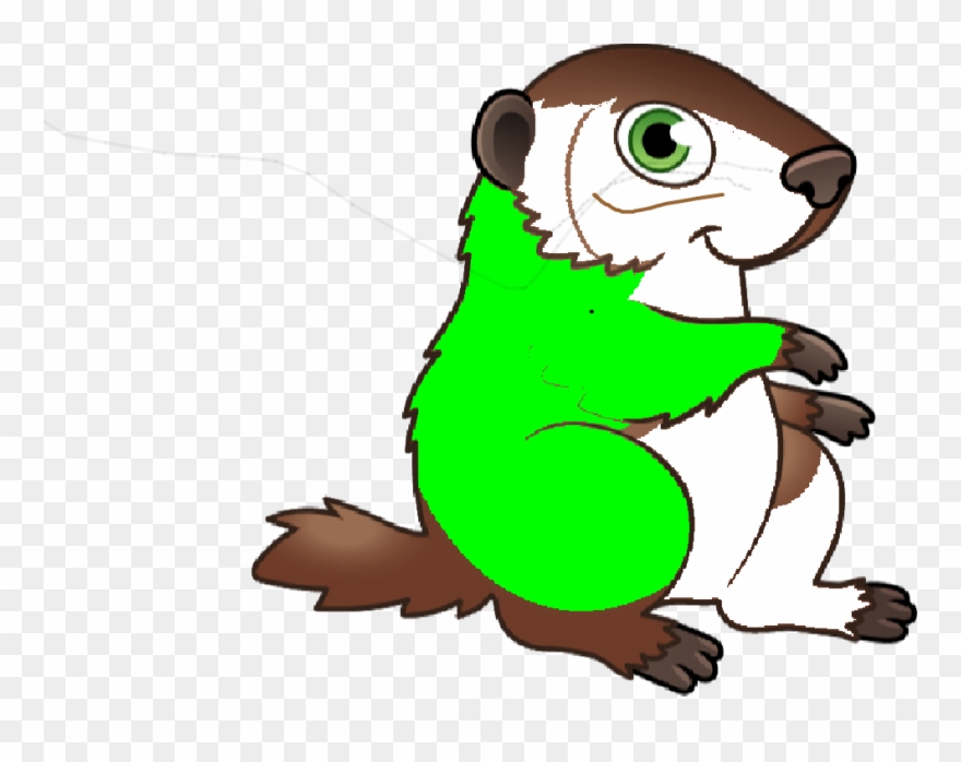 Groundhog - Groundhog - Cartoon Clipart