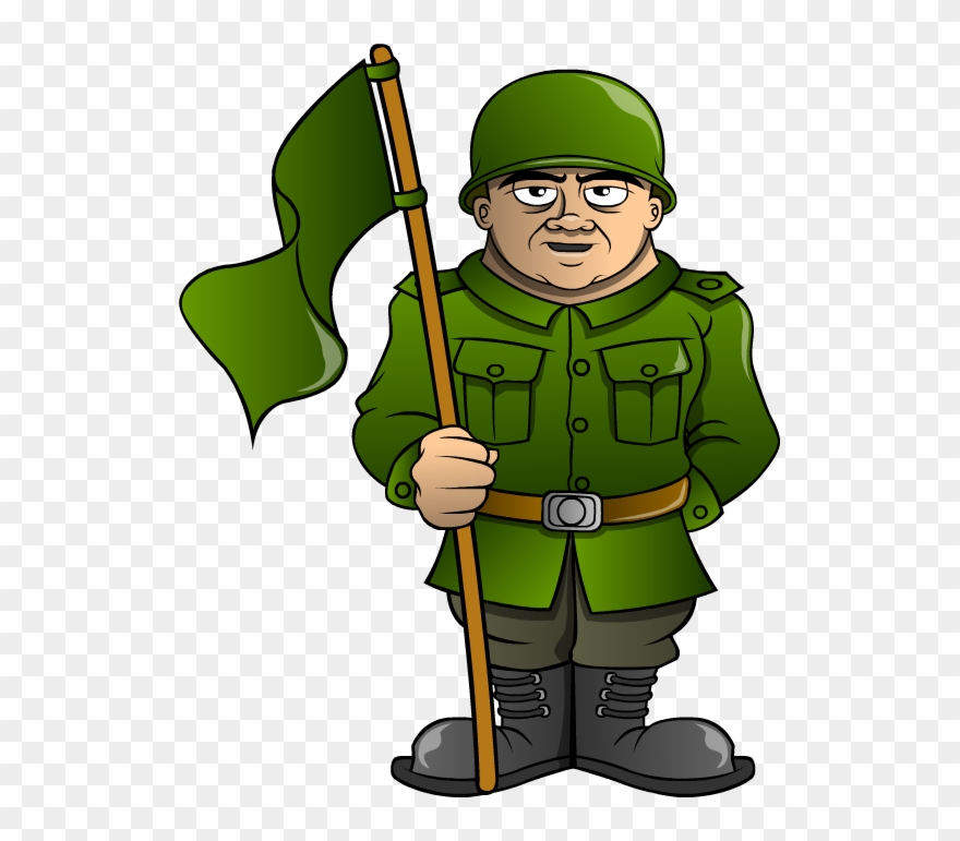 Wwii Soldier - Triviador Mundo Soldado Clipart