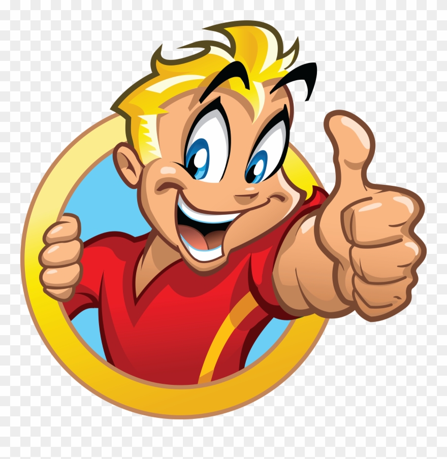 Menominee Downtown Business Association - Cartoon Smiling Thumbs Up Clipart