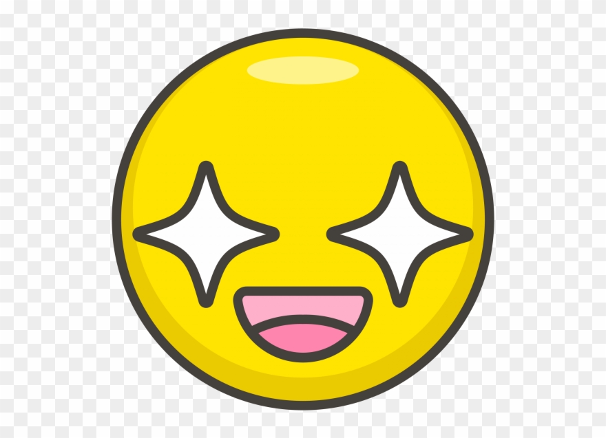 Star Struck Emoji - Emoji Clipart