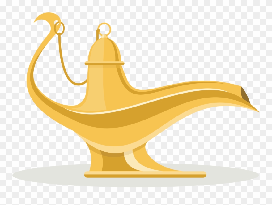 Big Image - Lampara Aladdin Png Clipart