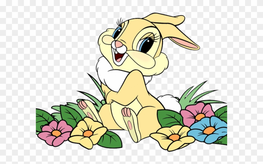 Thumper Cliparts - Miss Bunny From Bambi Cute - Png Download