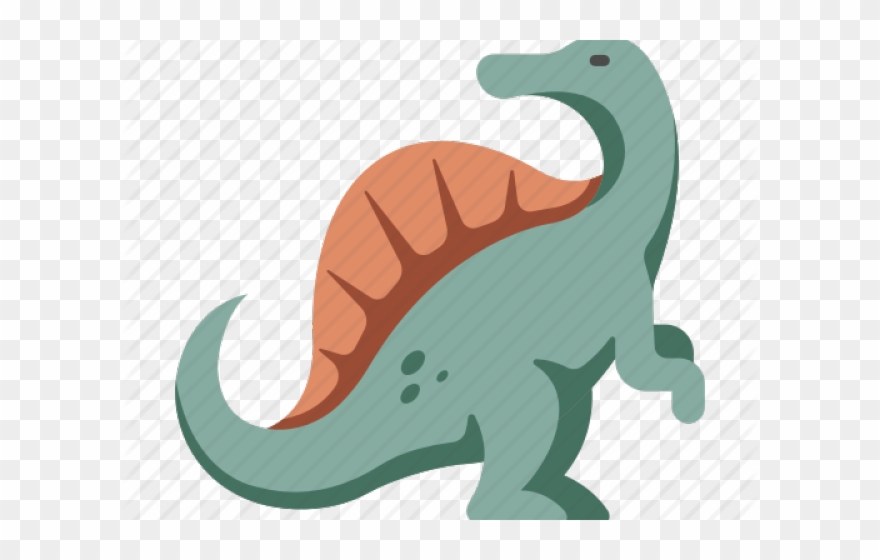 Spinosaurus Clipart Red Dinosaur - Illustration - Png Download
