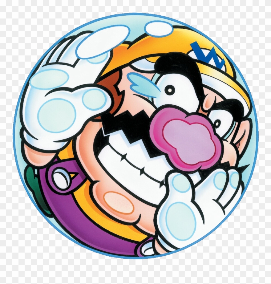 Bubble Wario - Wario Reactions Clipart