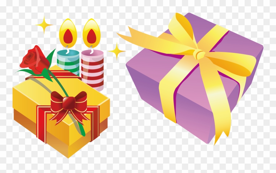 Gift Box Christmas Adobe Illustrator - ของขวัญ การ์ตูน Png Clipart