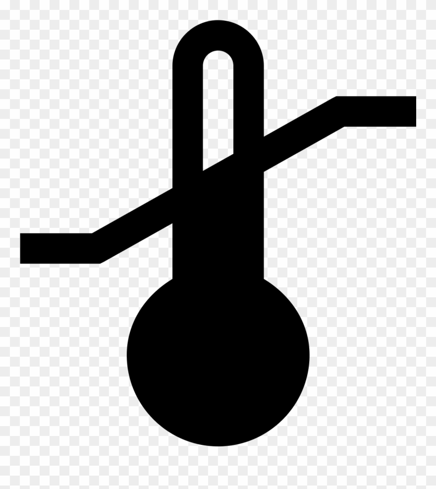 Sensible À La Température Icon - Sign Clipart