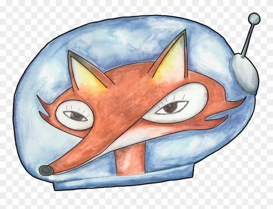 Cosmic Fox - Cartoon Clipart
