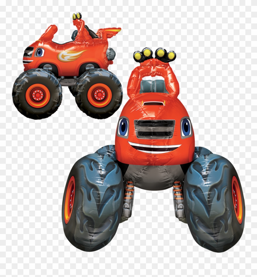 Awk Met Blaze - Airwalker Balloon Clipart