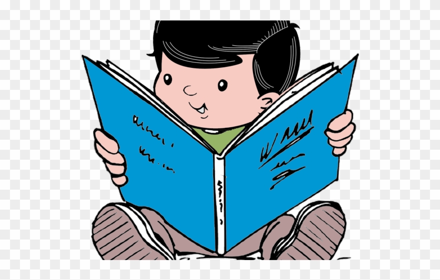 Download Floor Clipart Membaca - Animasi Gambar Anak Membaca Buku Png