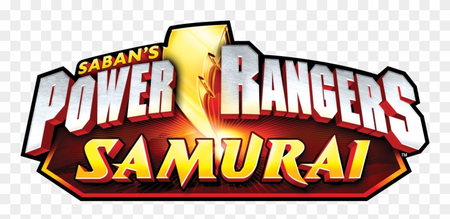 Samurai Logo Power Rangers - Power Rangers Samurai Title Clipart