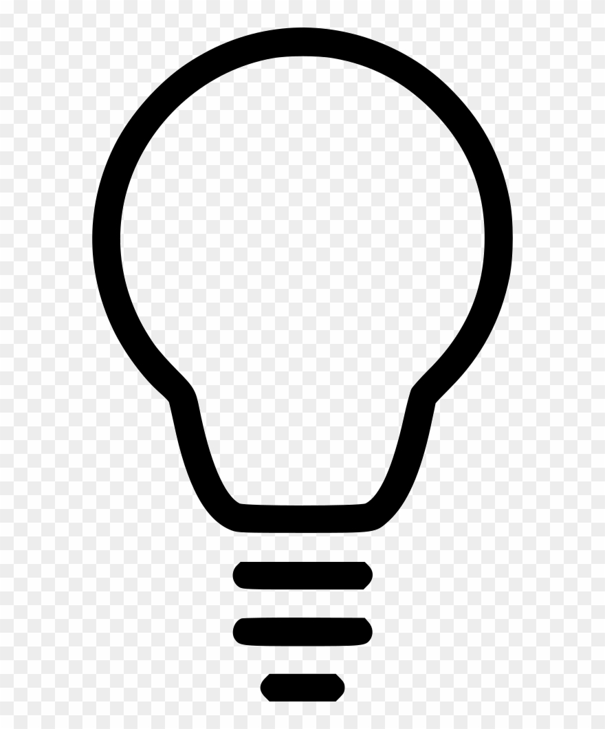 Light Bulb Comments - Png Lamp Icon Clipart