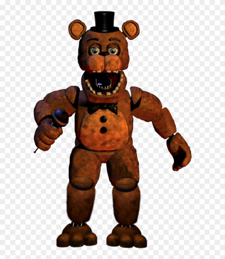 Unwithered Freddy By Sammy2005 - Fnaf 2 Withered Freddy Clipart