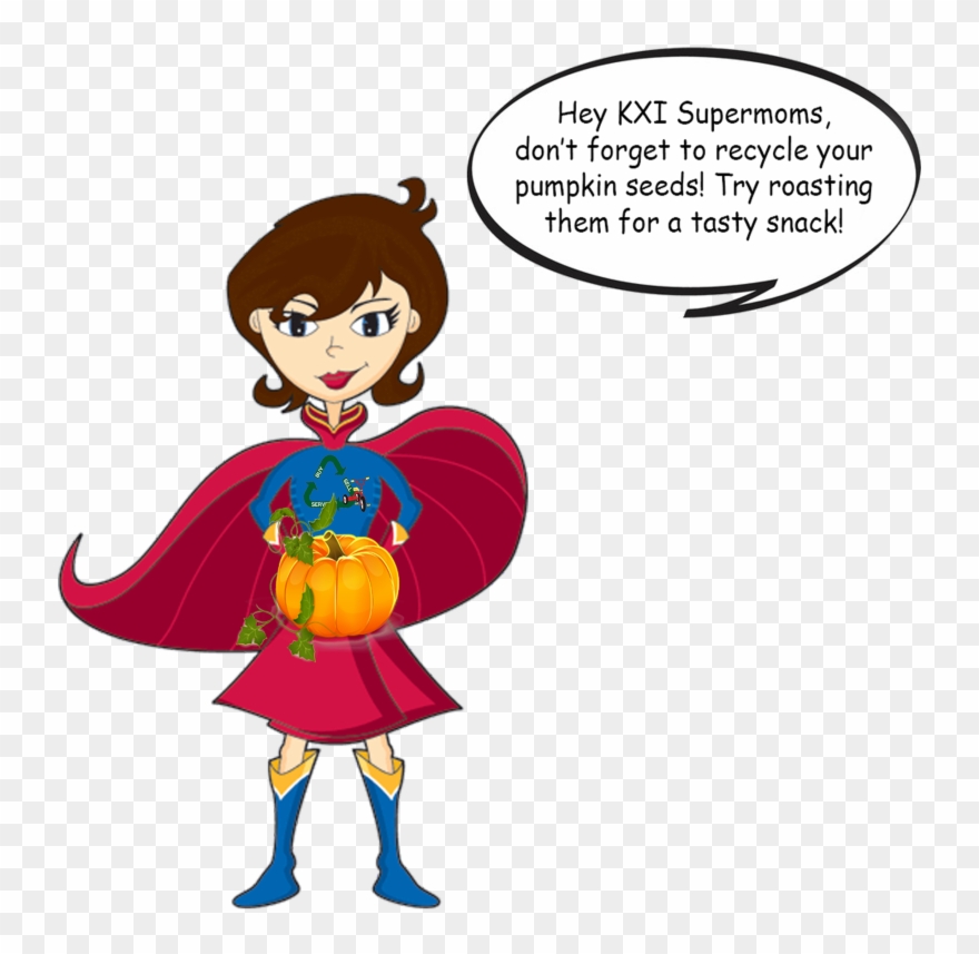 Super Mom Clipart - Super Mom Drawing Easy - Png Download