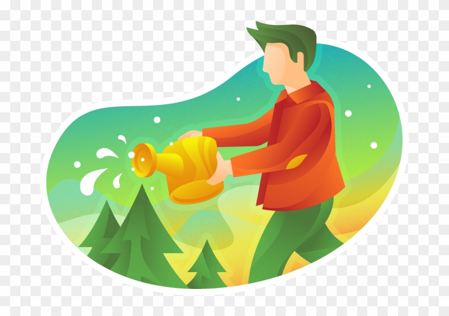 The Growth Vector Illustration - Illustration Clipart