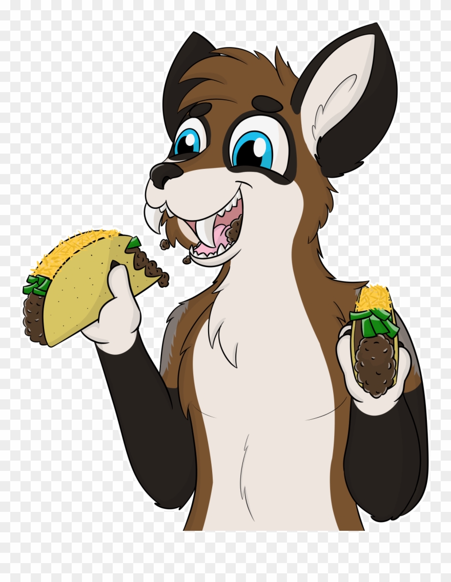 Double Handed Tacos - Cartoon Clipart