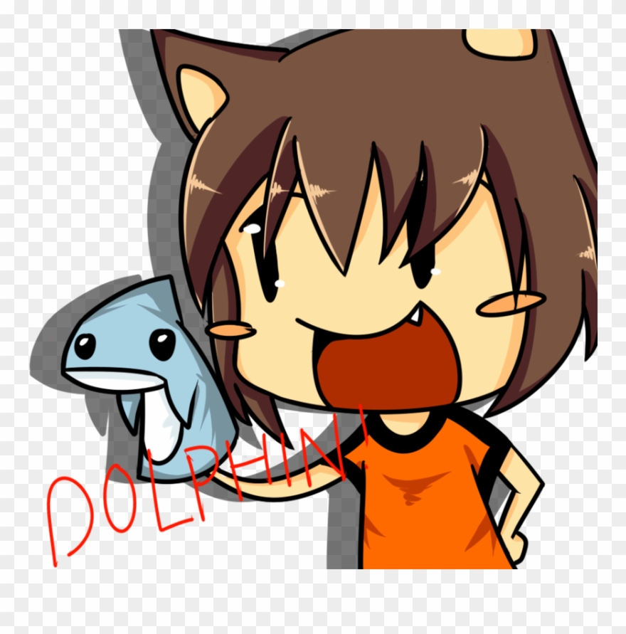 Dolphin Cat Mammal Cartoon Nose Vertebrate Dog Like - Cartoon Clipart