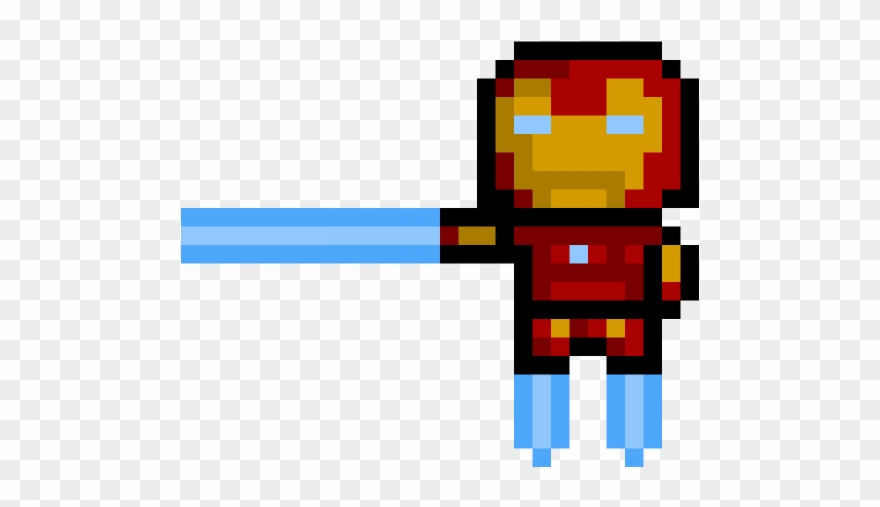 Irony Man - Enter The Gungeon Pixel Art Clipart