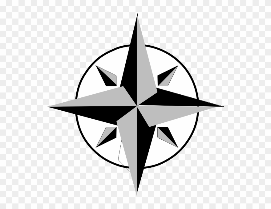 Clipart Of Reviewer, Gambar S And Compass Map - Rosa Dos Ventos Png Transparent Png