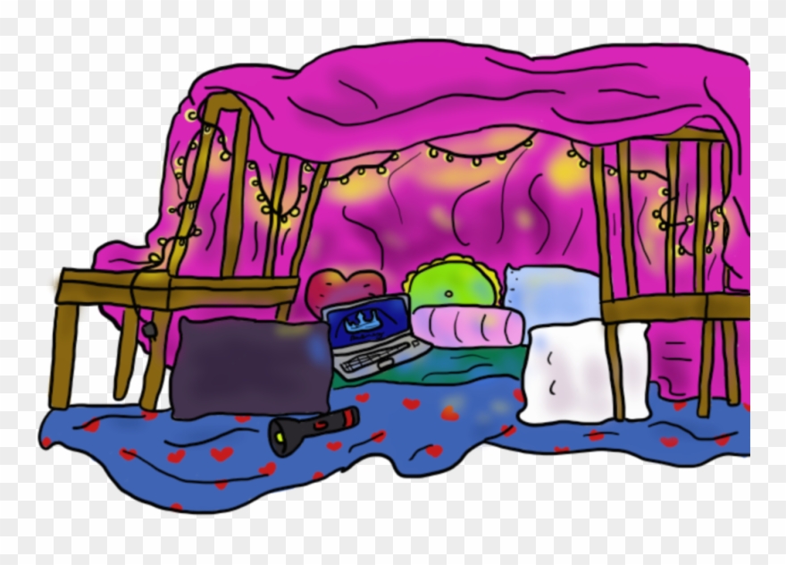 Quilt Clipart Warm Blanket - Blanket Fort Transparent Background - Png Download