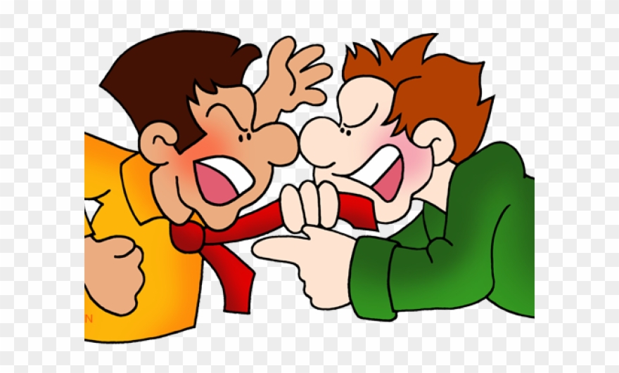 Fight Clipart Conflict - Types Of Conflict In The Landlady - Png Download