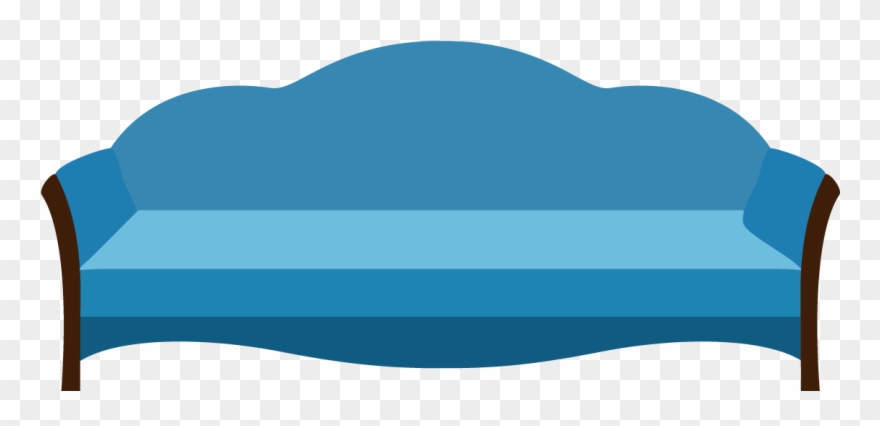 Blue Sofa Clipart