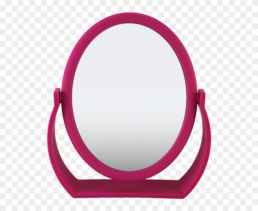 Soft Touch Oval Standing Mirror 1x/7x - Circle Clipart