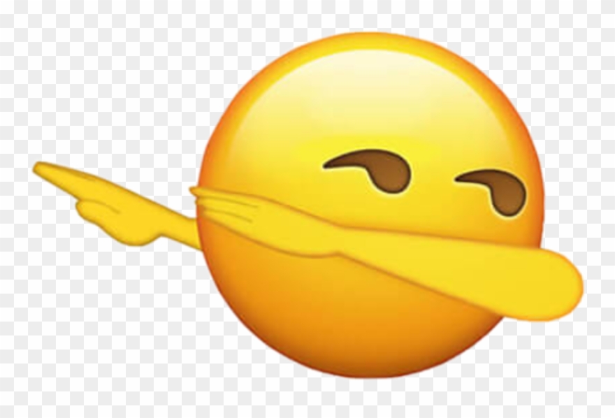 Dab Emoji Transparent Transparent Background - Transparent Background Dab Emoji Gif Clipart