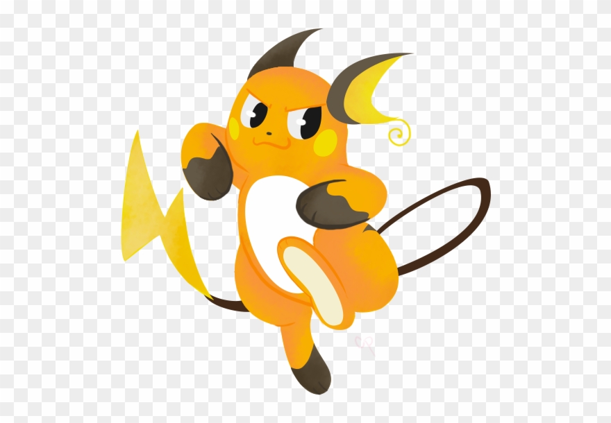 Raichu - Raichu Thunderpunch Clipart