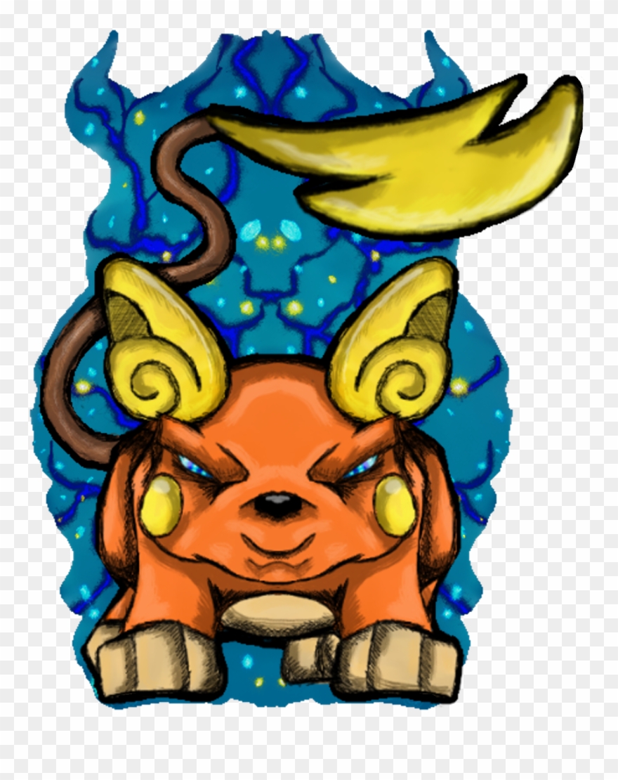 Marshadow Alolan Raichu - Cartoon Clipart