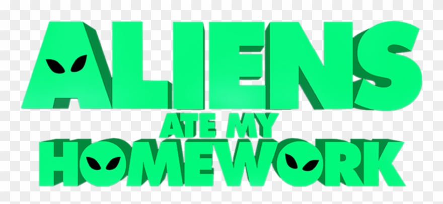 Aliens Ate My Homework - Aliens Ate My Homework Logo Clipart