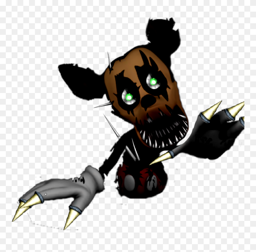 Nightmare Face - Fnati The Face Png Clipart