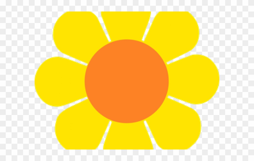 Flowers Clipart Hippy - 60s Flower Png Transparent Png