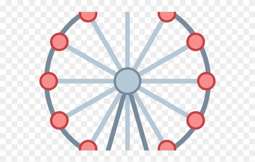 Ferris Wheel Clipart Tumblr Transparent - Ferris Wheel Png Blue