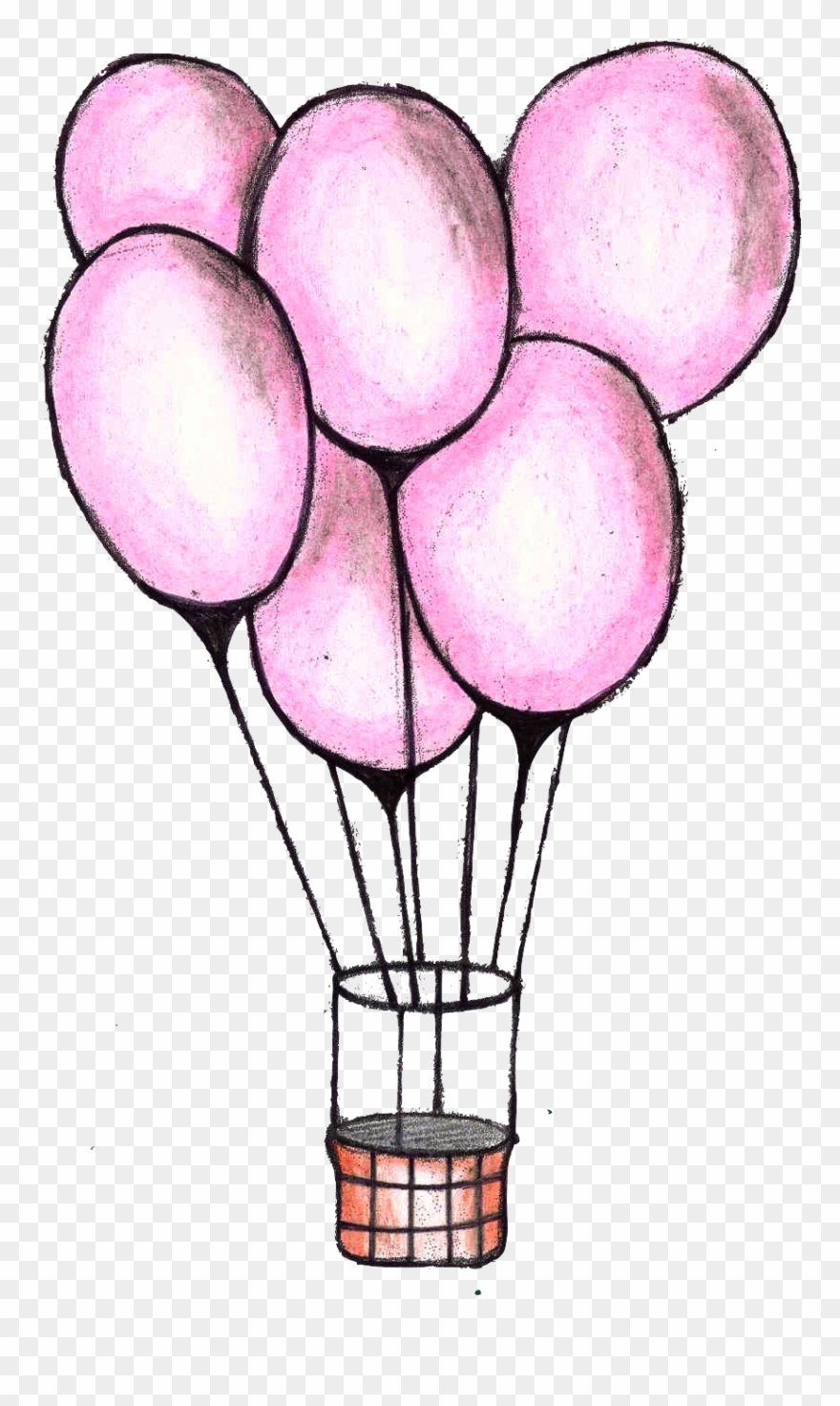 Bubblegum Balloons From Carnival Zoo S Wheels Ⓒ - Sketch Clipart