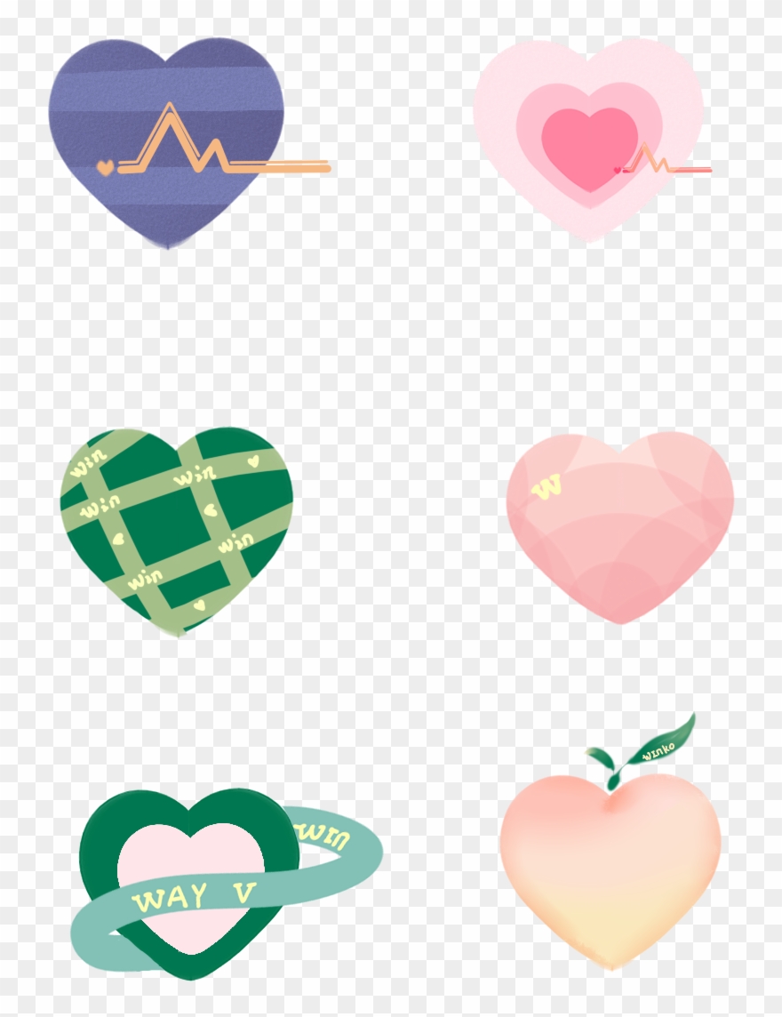 Hand Drawn Love Decorative Pattern Thanksgiving Love - Clip Art - Png Download